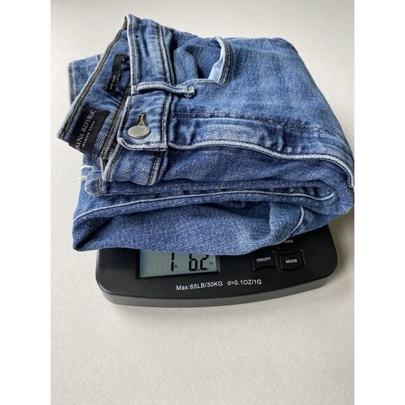 Banana Republic Pants Womens Size 29 Premium Denim Mid Rise Straight Distressed - Picture 12 of 12